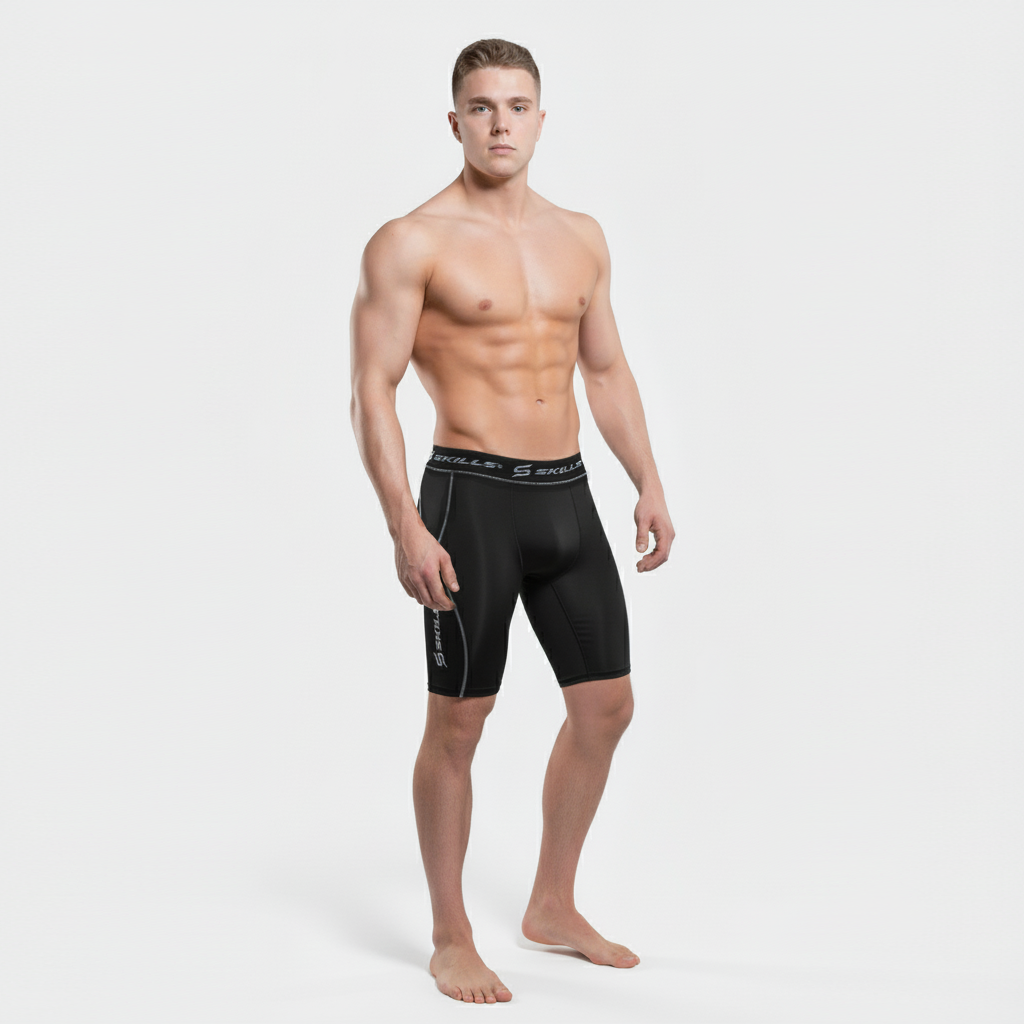 Men's Compression Shorts for Sports Briefs skin tight fit gym, Running Base layer