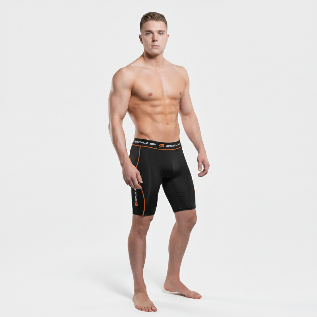 Men's Compression Shorts for Sports Briefs skin tight fit gym, Running Base layer
