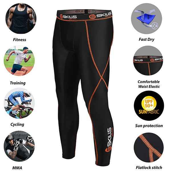 Men's Compression Armor Base layer Pants Tights Leggings - Skills Outfit Pty Ltd