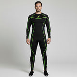 Compression Men's Base layer Top Skin Fit Shirt + Pants / Tights set
