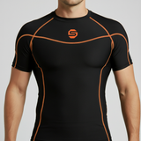 Men's Compression-Armor-Base-Layer-Top-Half- Sleeve Shirt