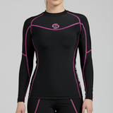 Women's Compression Top, Long Sleeve Base Layer Shirt