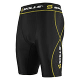 Men's Black / Fluro Compression Base Layer Short sleeve shirt and shorts Set