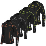 Mens Compression Armour Base Layer Top Long Sleeve Thermal Gym Sports Shirt - Skills Outfit Pty Ltd