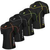 Mens Compression Base Layer Armour Top Short Sleeve Gym Fit Sports Shirt - Skills Outfit Pty Ltd