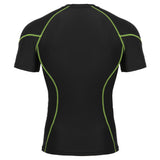 Mens Compression Base Layer Armour Top Short Sleeve Gym Fit Sports Shirt - Skills Outfit Pty Ltd