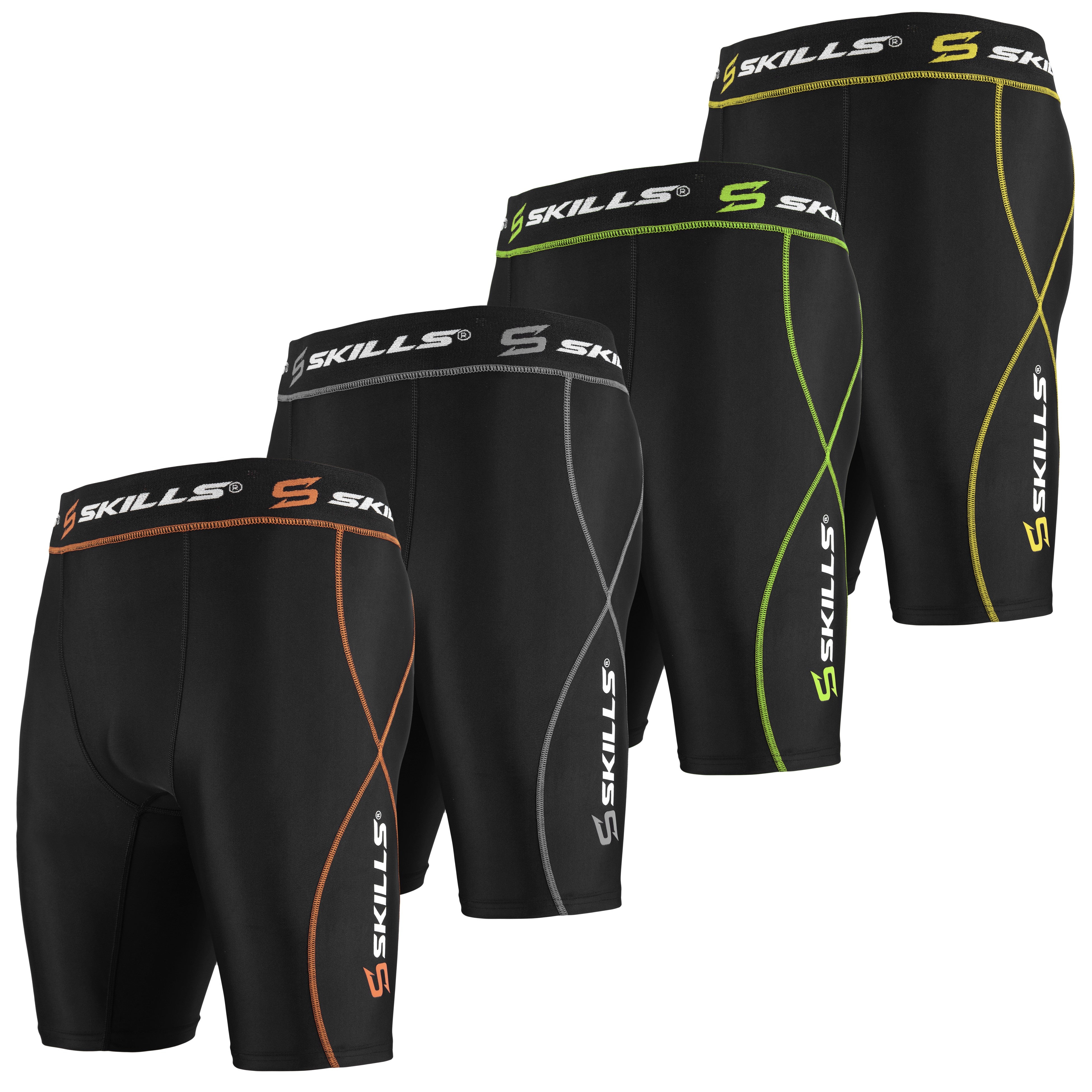 Men's Compression Shorts for Sports Briefs skin tight fit gym, Running Base layer - Skills Outfit Pty Ltd