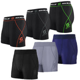 Mens Compression Boxer Shorts Base-layers Sports Briefs skin fit gym pants - Skills Outfit Pty Ltd