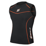 Mens Compression Armour Base Layer Tops Running Sleeveless Sports Skin Shirt