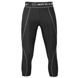 Women Compression Singlet + 3/4 Tights Yoga Skin Fit gym Running Fitness Pants - Skills Outfit Pty Ltd