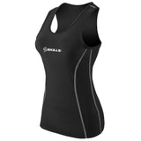 Women Compression Singlet + 3/4 Tights Yoga Skin Fit gym Running Fitness Pants - Skills Outfit Pty Ltd