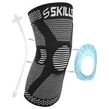 Skills Professional Knee Brace, Knee Compression Sleeve Support for Men Women Medical Grade, Meniscus Tear, Arthritis, Joint Pain Relief - Skills Outfit Pty Ltd