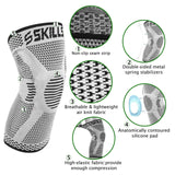Skills Professional Knee Brace, Knee Compression Sleeve Support for Men Women Medical Grade, Meniscus Tear, Arthritis, Joint Pain Relief - Skills Outfit Pty Ltd