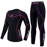 Compression Women's Base layer Top Skin Fit Shirt + Pants / Tights set - Skills Outfit Pty Ltd