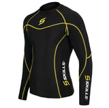 Mens Compression Base Layer Armour Shirt Long Sleeve Thermal Gym Fit Sports Top